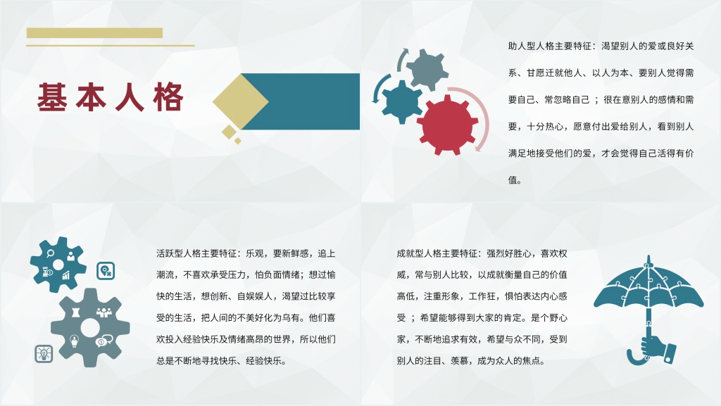 九型人格职业分析详解PPT模板 九型人格职业分析详解PPT模板