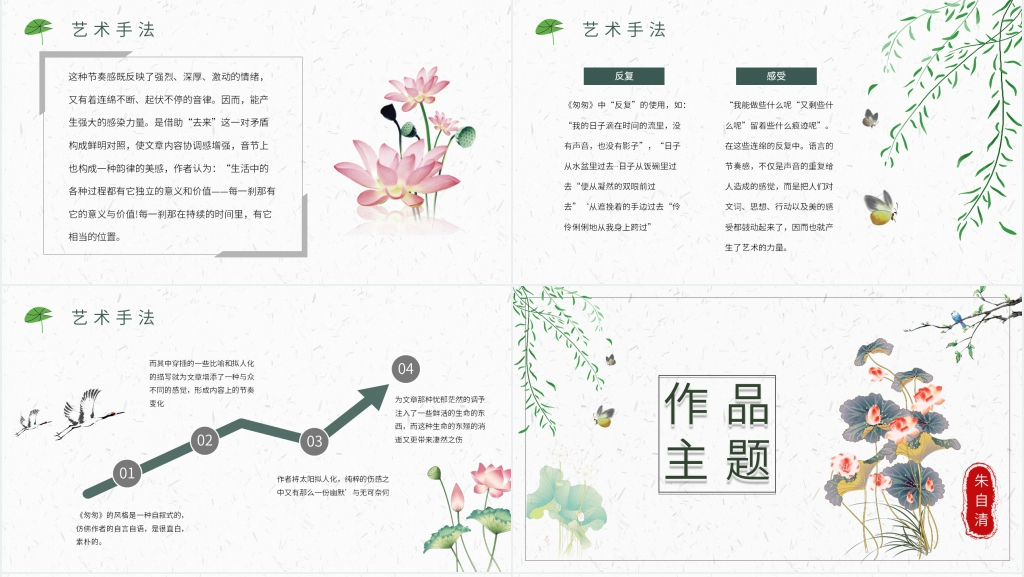 匆匆朱自清PPT完美版 匆匆朱自清PPT完美版