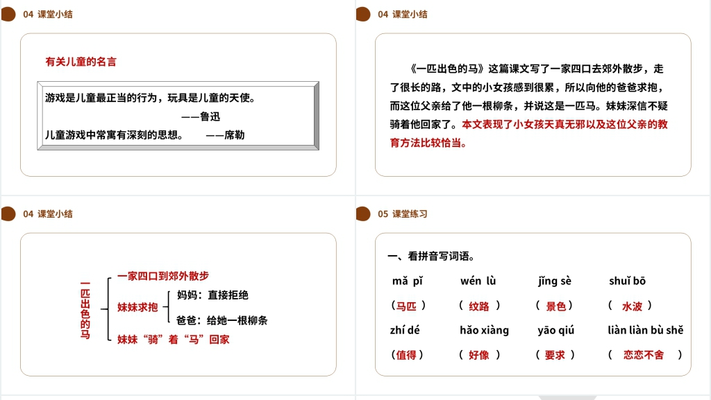二年级语文下册《一匹出色的马》PPT课件 二年级语文下册《一匹出色的马》PPT课件
