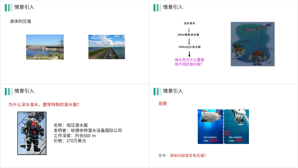 人教版八年级初二物理下册《液体压强》PPT课件 人教版八年级初二物理下册《液体压强》PPT课件