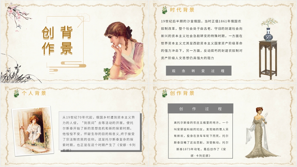 安娜卡列尼娜PPT背景