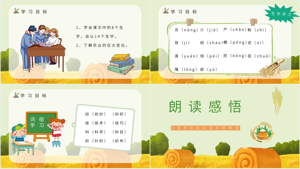 人教版二年级语文上册《农业的变化真大》课文PPT课件 人教版二年级语文上册《农业的变化真大》课文PPT课件