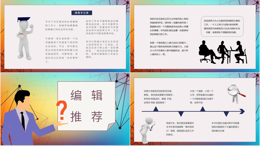 横向领导力内容简介PPT模板 横向领导力内容简介PPT模板