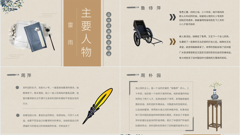 《雷雨》话剧讲解PPT课件 《雷雨》话剧讲解PPT课件