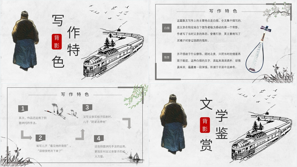 《背影》朱自清教案PPT课件