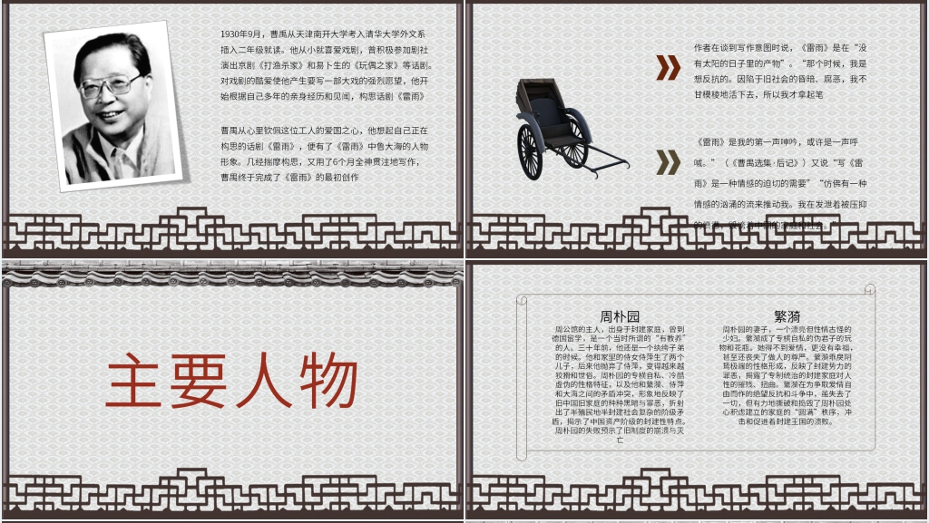 《雷雨》话剧中学生PPT课件 《雷雨》话剧中学生PPT课件