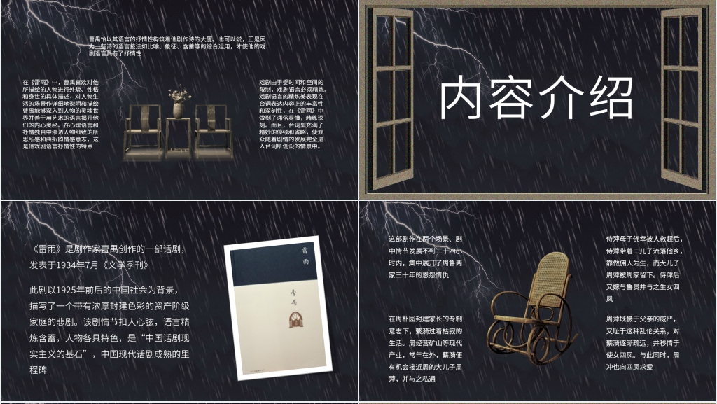 《雷雨》话剧分析PPT课件