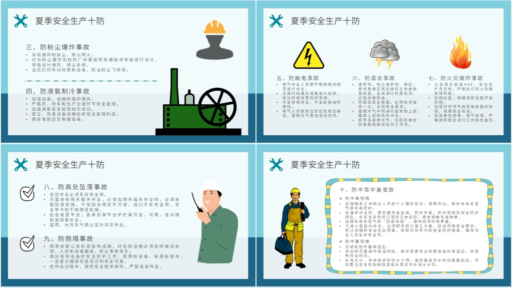 夏季安全生产八不准PPT课件 夏季安全生产八不准PPT课件