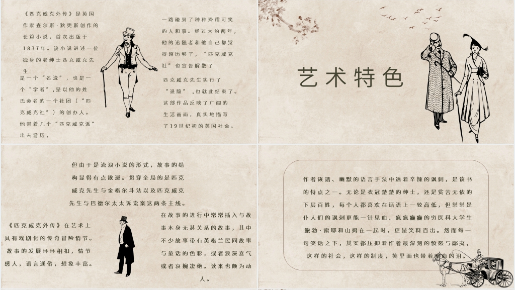 《匹克威克外传》小说PPT课件 《匹克威克外传》小说PPT课件