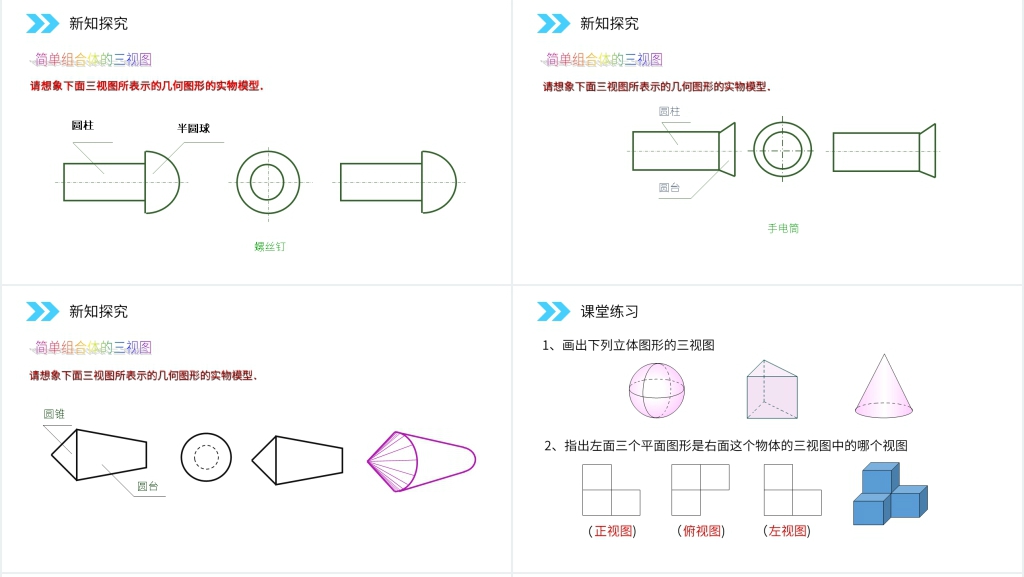 人教版高中数学必修二《中心投影与平行投影》教案讲解PPT课件 人教版高中数学必修二《中心投影与平行投影》教案讲解PPT课件