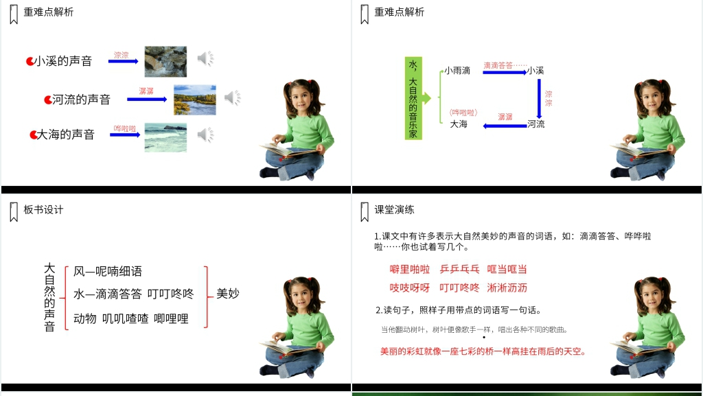 人教版三年级语文上册《大自然的声音》PPT课件 人教版三年级语文上册《大自然的声音》PPT课件