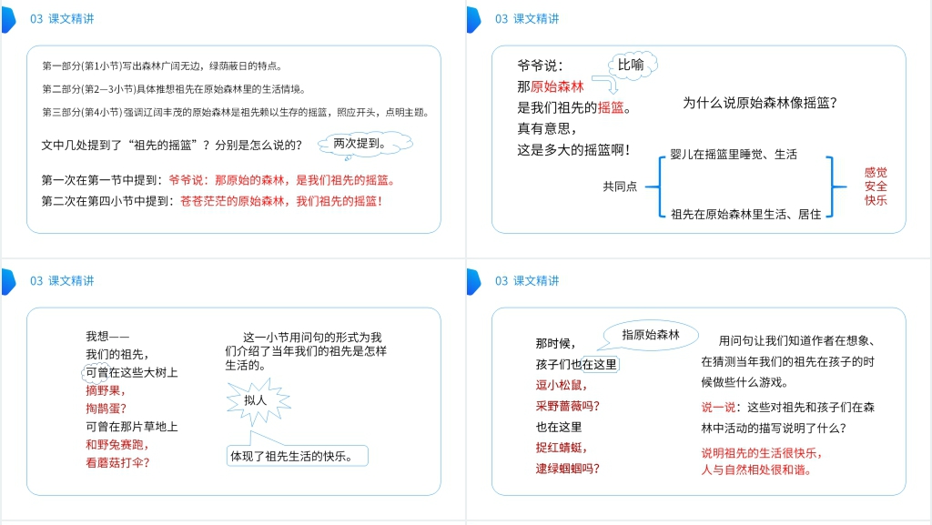 小学二年级语文下册《祖先的摇篮》备课教案PPT课件 小学二年级语文下册《祖先的摇篮》备课教案PPT课件