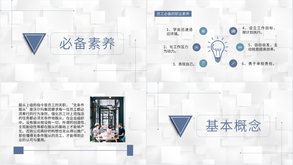 企业员工职业素养提升培训PPT课件 企业员工职业素养提升培训PPT课件