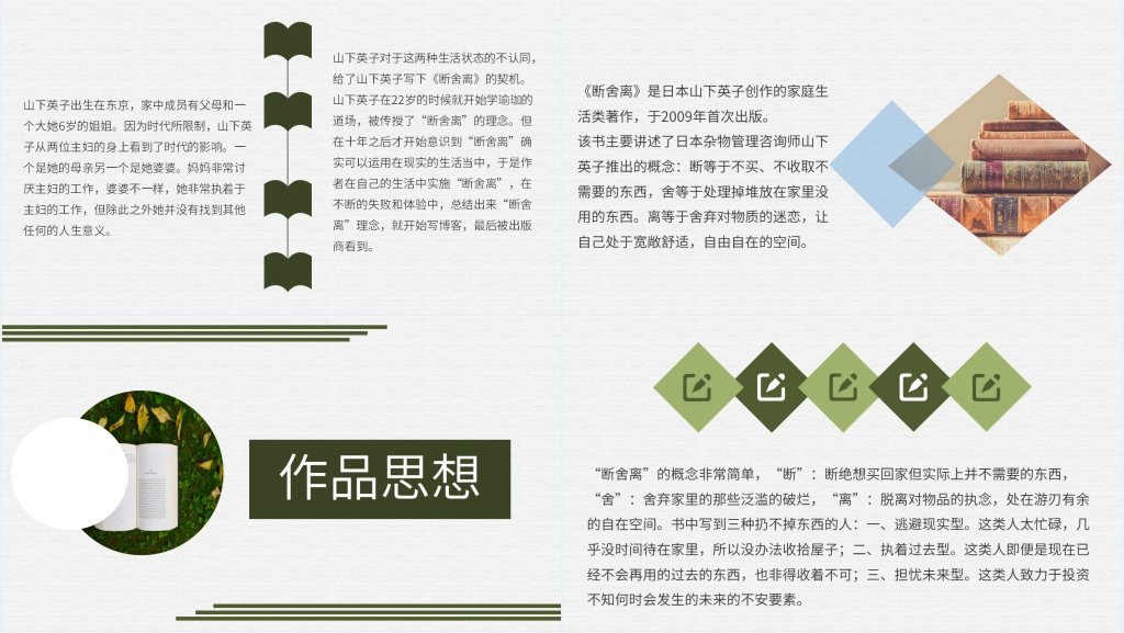 断舍离主题PPT模板 断舍离主题PPT模板