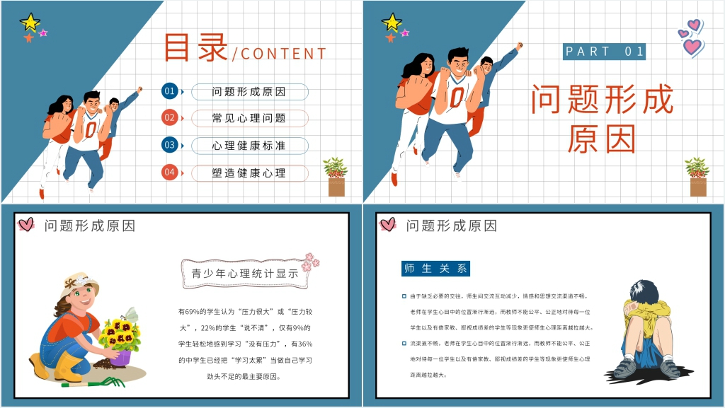 初中学生心理健康辅导PPT课件 初中学生心理健康辅导PPT课件