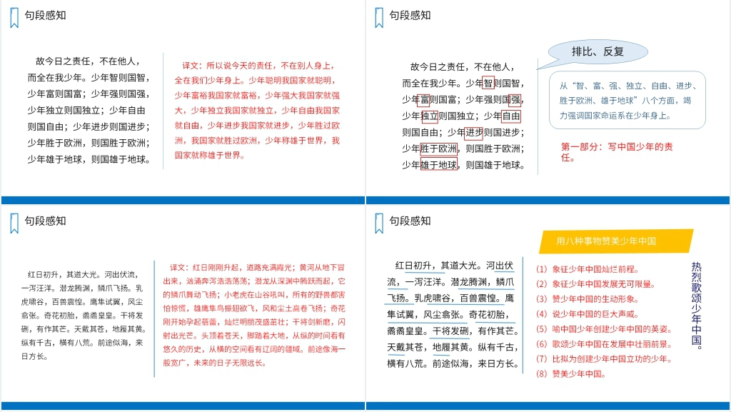 人教版五年级语文上册《少年中国说》PPT课件 人教版五年级语文上册《少年中国说》PPT课件