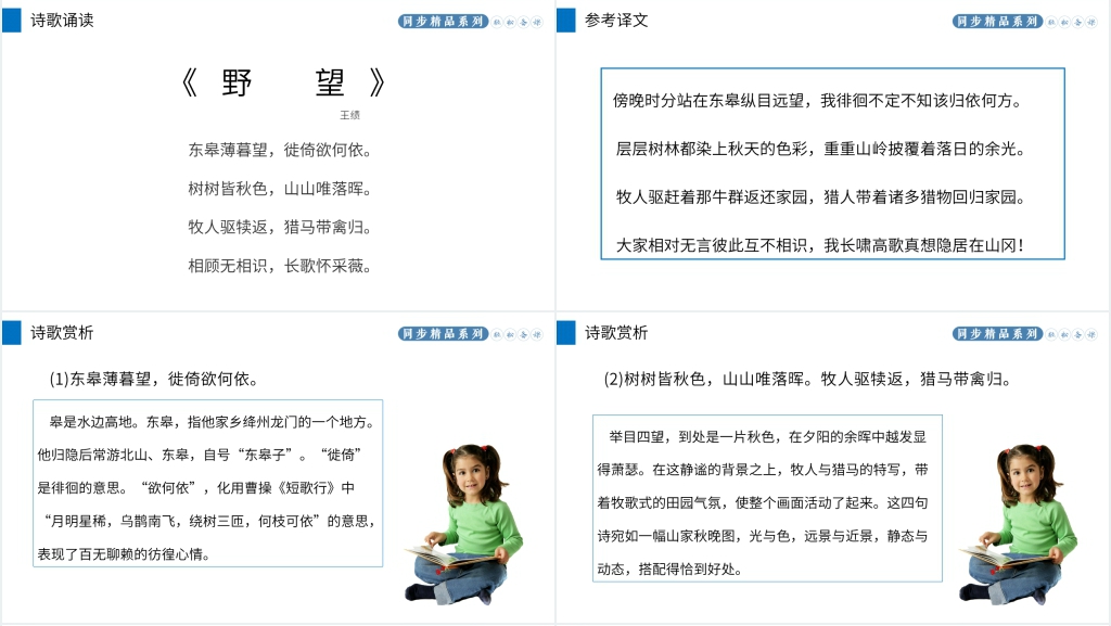 人教版八年级语文上册《野望》优秀教案PPT课件 人教版八年级语文上册《野望》优秀教案PPT课件