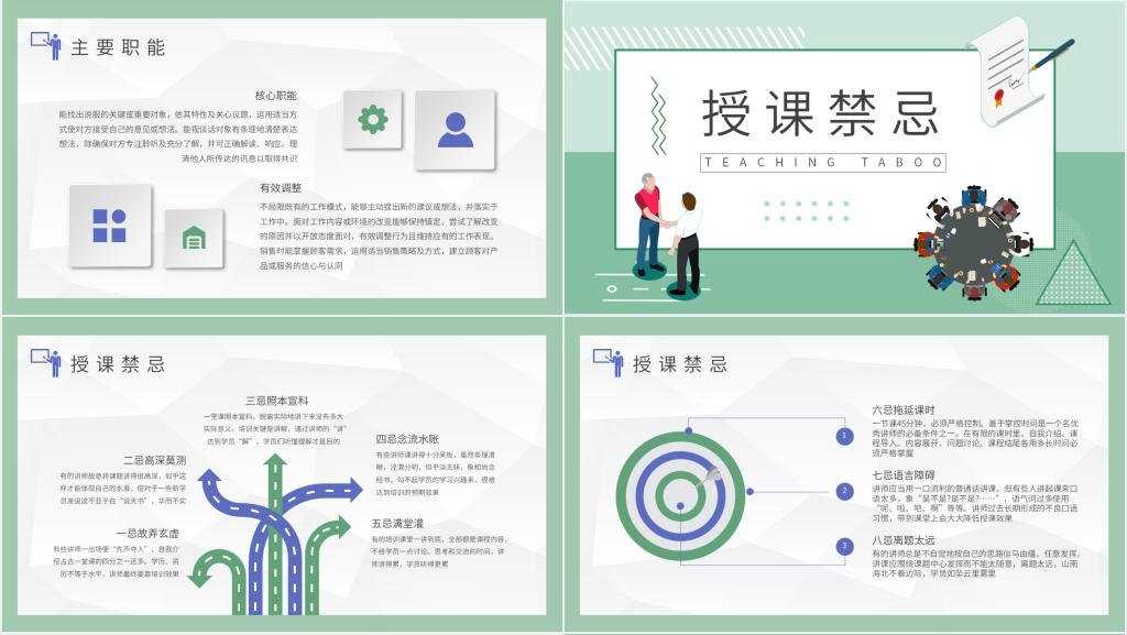 讲师授课技巧技能培训PPT模板 讲师授课技巧技能培训PPT模板