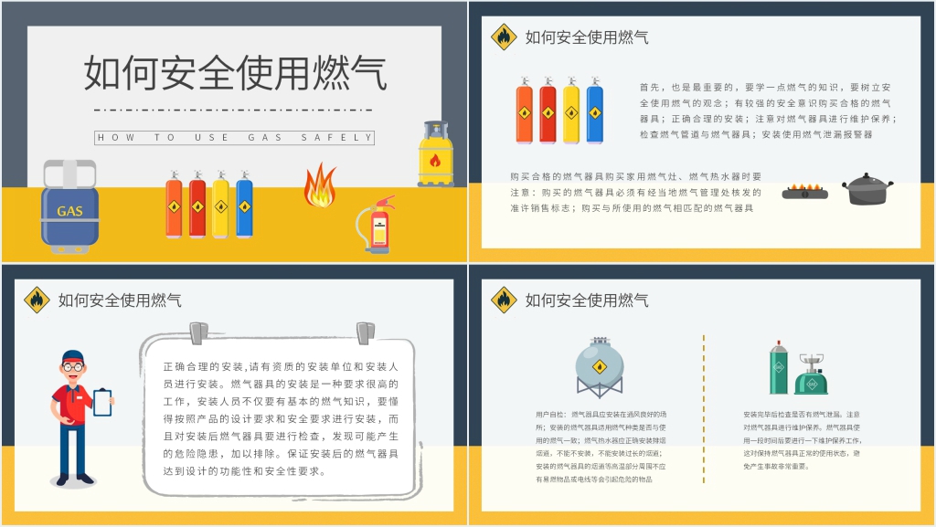 如何安全使用燃气培训PPT课件 如何安全使用燃气培训PPT课件
