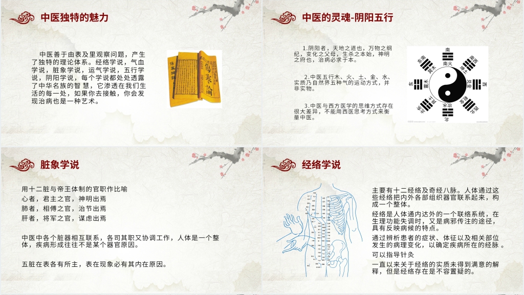 中医药文化健康宣传PPT模板 中医药文化健康宣传PPT模板