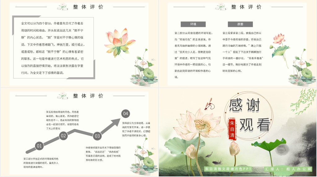 朱自清散文《荷塘月色》PPT课件