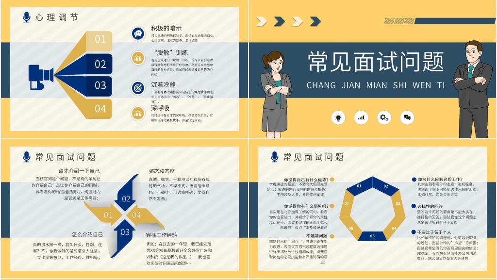 大学毕业生面试技巧和方法PPT课件 大学毕业生面试技巧和方法PPT课件