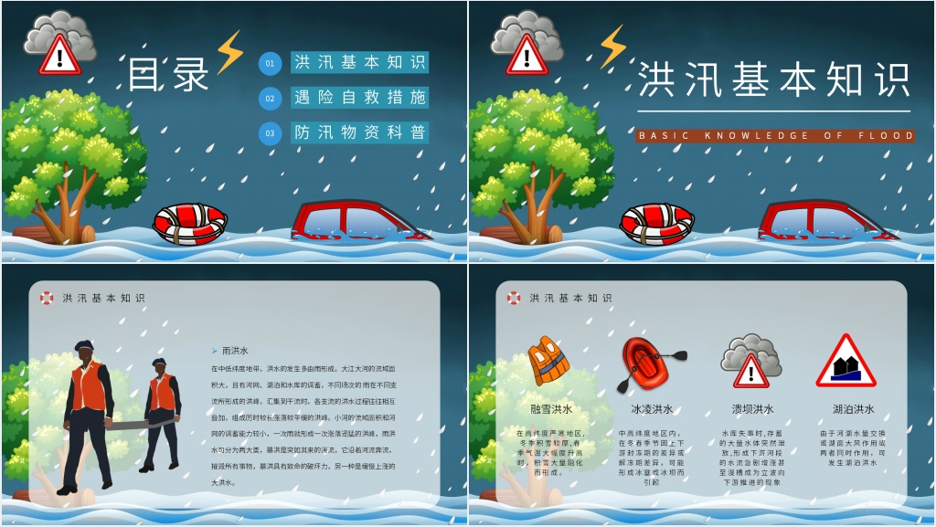 施工工地雨季防汛安全教育PPT课件 施工工地雨季防汛安全教育PPT课件