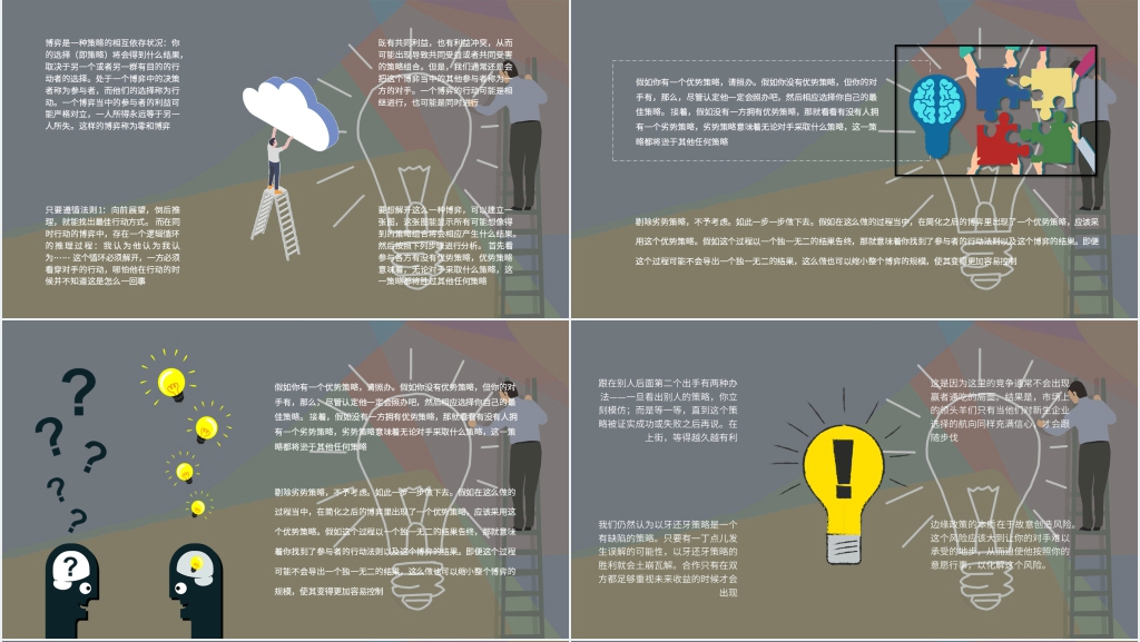 奈尔伯夫策略思维PPT模板 奈尔伯夫策略思维PPT模板