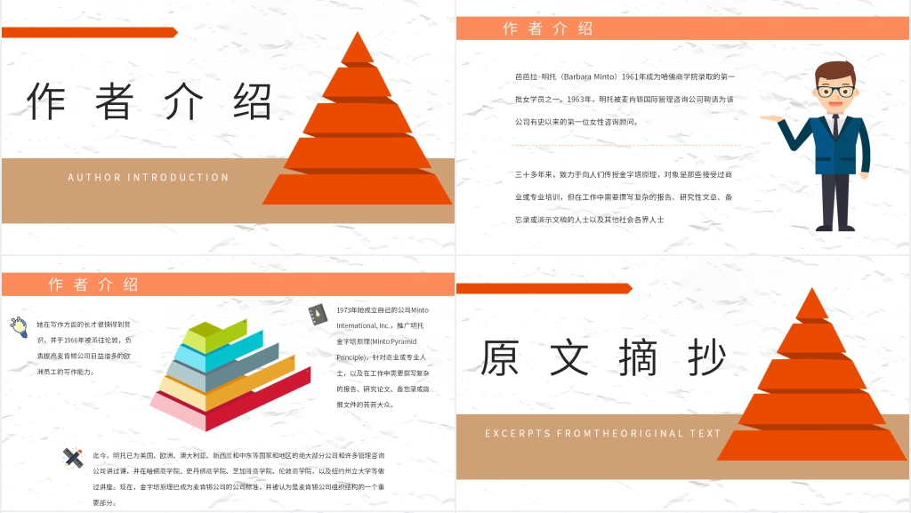 读金字塔原理有感原理PPT模板 读金字塔原理有感原理PPT模板