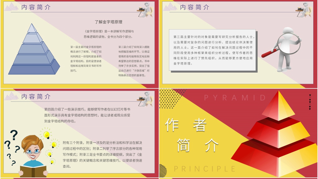 金字塔原理应用培训PPT模板 金字塔原理应用培训PPT模板