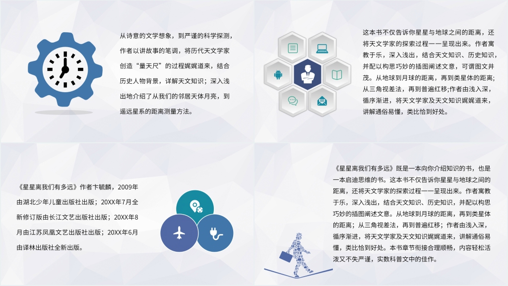 星星离我们有多远解读PPT模板 星星离我们有多远解读PPT模板