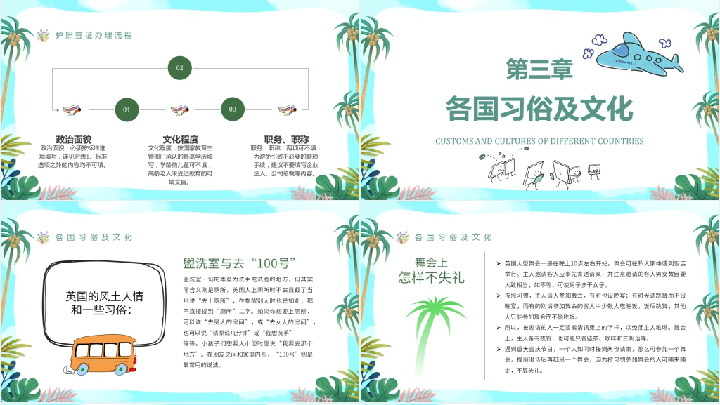 暑假外出旅游注意事项PPT模板 暑假外出旅游注意事项PPT模板