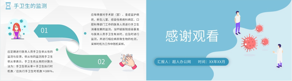 手卫生健康教育宣传PPT模板 手卫生健康教育宣传PPT模板
