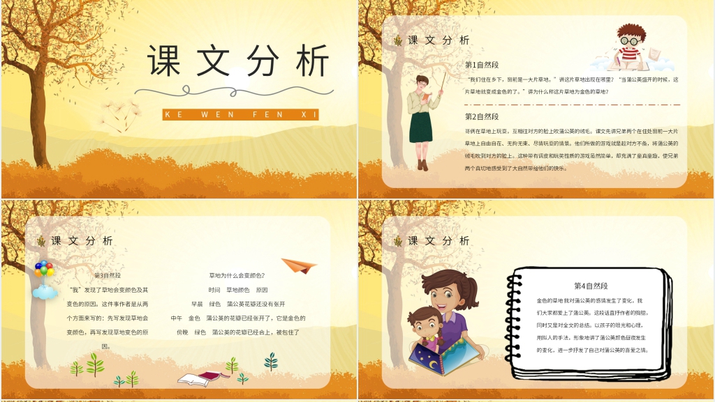 小学三年级语文上册《金色的草地》PPT课件 小学三年级语文上册《金色的草地》PPT课件