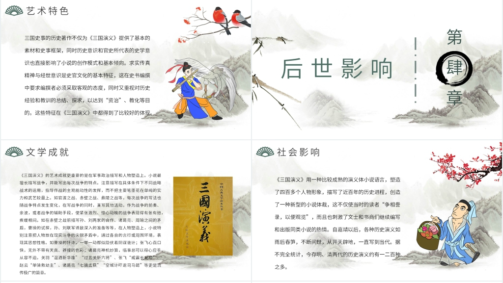 三国演义读书交流会PPT模板 三国演义读书交流会PPT模板