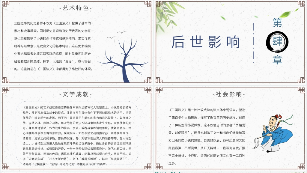 三国演义书籍PPT模板 三国演义书籍PPT模板