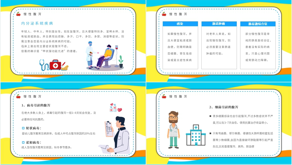 夏季腹泻的预防知识PPT模板