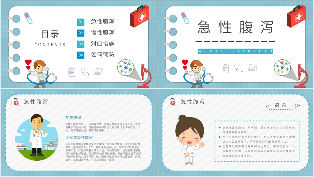 夏季腹泻病健康讲座PPT课件 夏季腹泻病健康讲座PPT课件