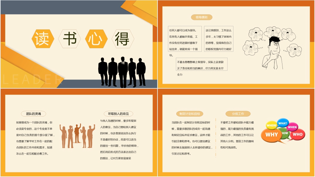 费希尔横向领导力PPT模板 费希尔横向领导力PPT模板