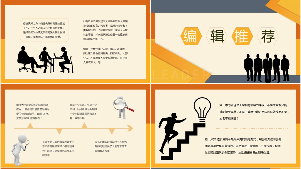 费希尔横向领导力PPT模板 费希尔横向领导力PPT模板