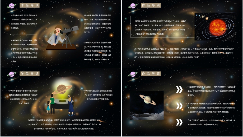 星星离我们有多远青少年科普PPT模板 星星离我们有多远青少年科普PPT模板