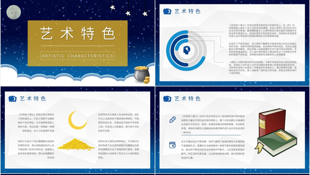 月亮与六便士作者PPT模板 月亮与六便士作者PPT模板