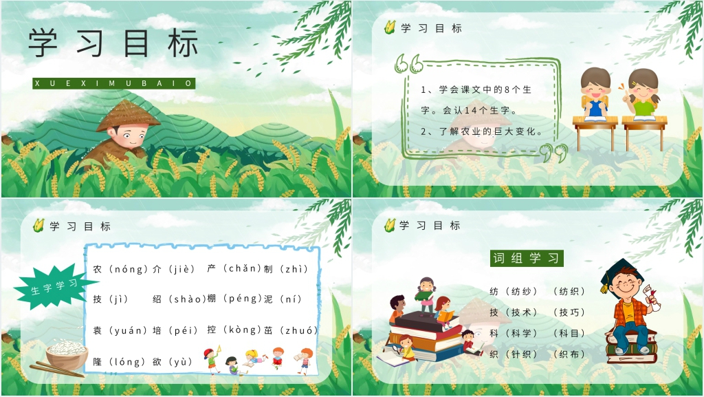 人教版小学语文二年级上册《农业的变化真大》课文PPT课件 人教版小学语文二年级上册《农业的变化真大》课文PPT课件