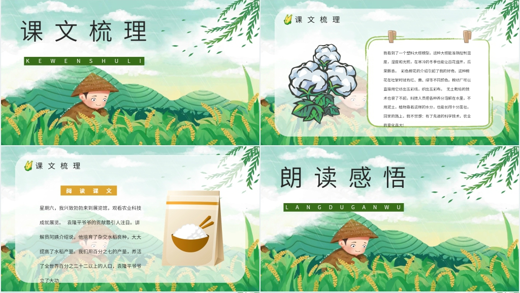 人教版小学语文二年级上册《农业的变化真大》课文PPT课件 人教版小学语文二年级上册《农业的变化真大》课文PPT课件