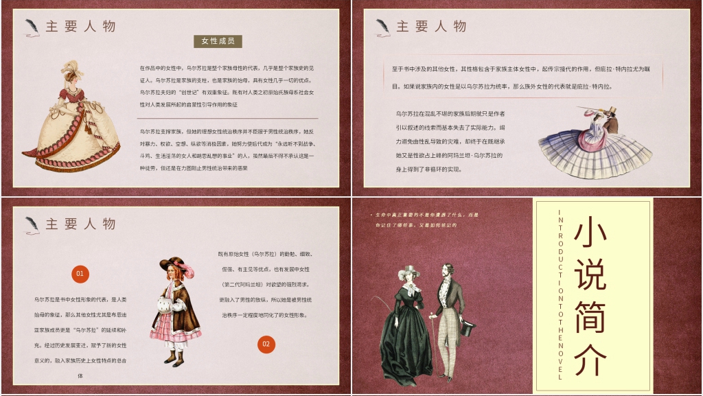 百年孤独赏析PPT模板