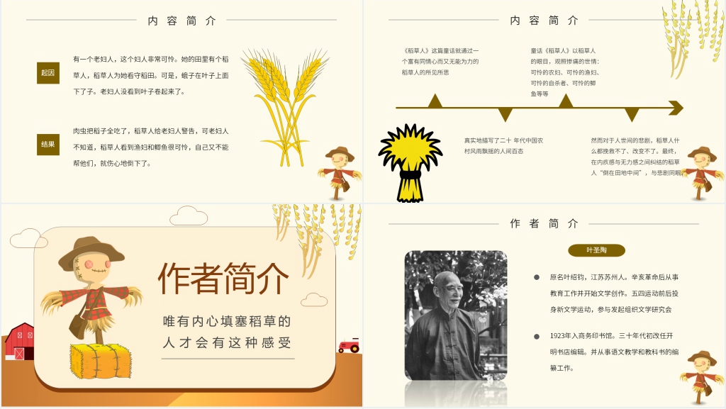 稻草人课外读书交流会教案PPT课件 稻草人课外读书交流会教案PPT课件