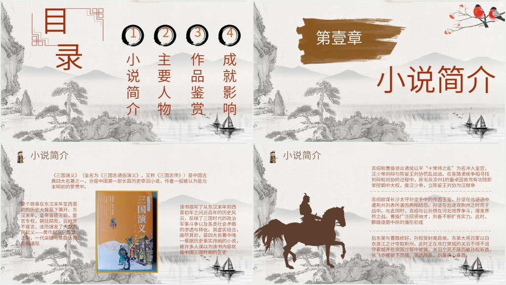 三国演义故事PPT模板 三国演义故事PPT模板