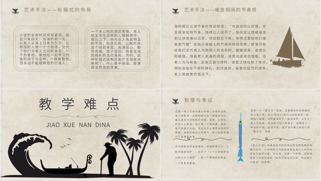 老人与海教学PPT课件 老人与海教学PPT课件