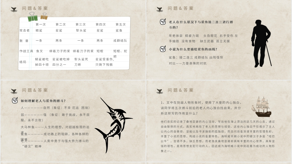 老人与海教学PPT课件 老人与海教学PPT课件