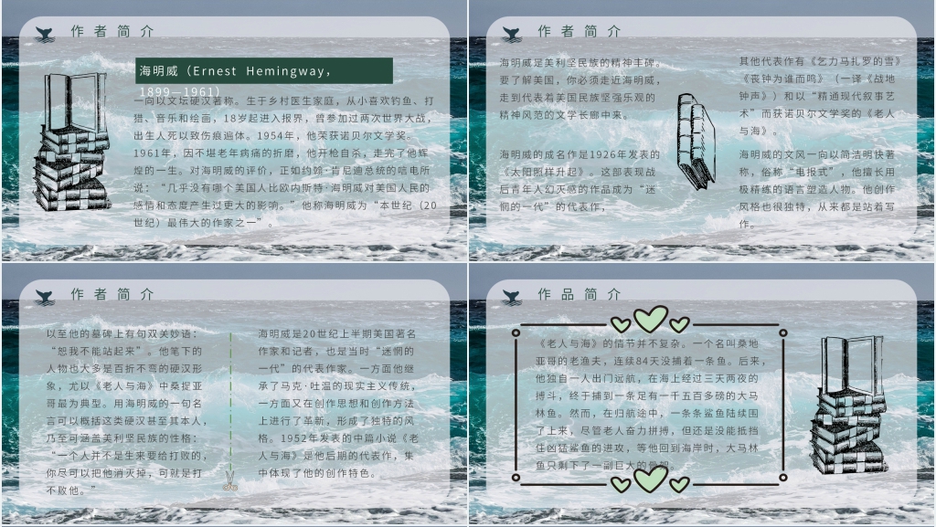 必修三语文老人与海PPT课件 必修三语文老人与海PPT课件